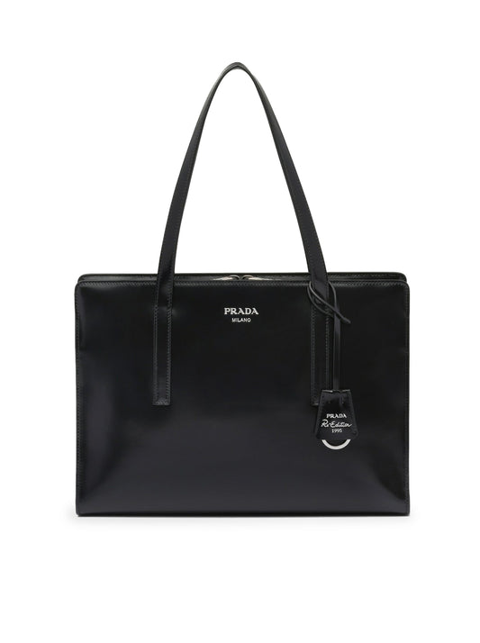 Prada Re-Edition 1995 - Borsa medium in pelle spazzolata